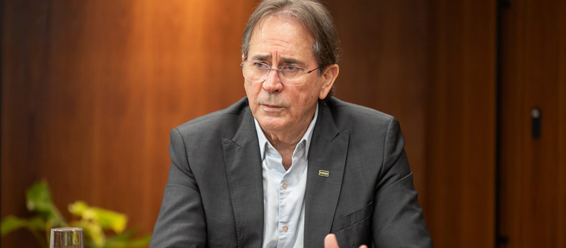 Presidente da FIESC, Mario Cezar de Aguiar (foto: Filipe Scotti)